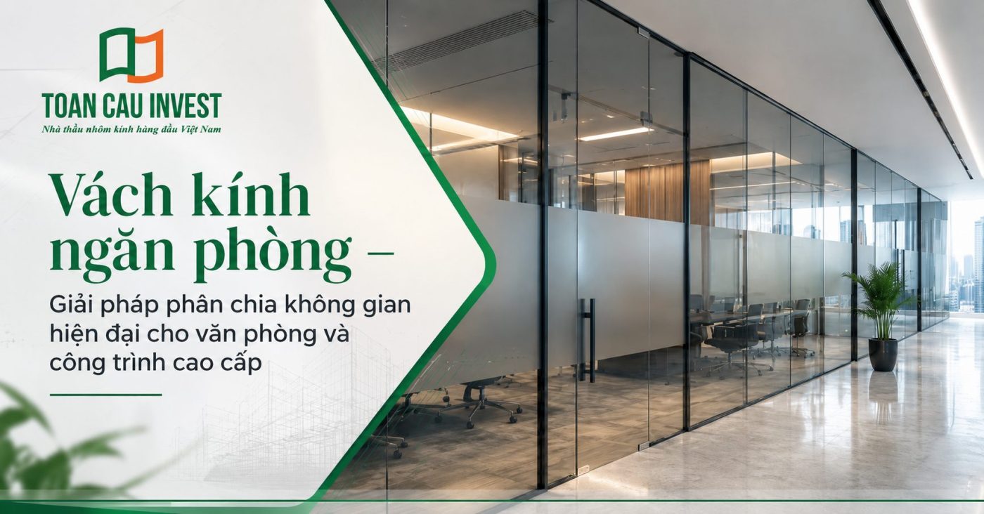 Vách kính ngăn phòng
