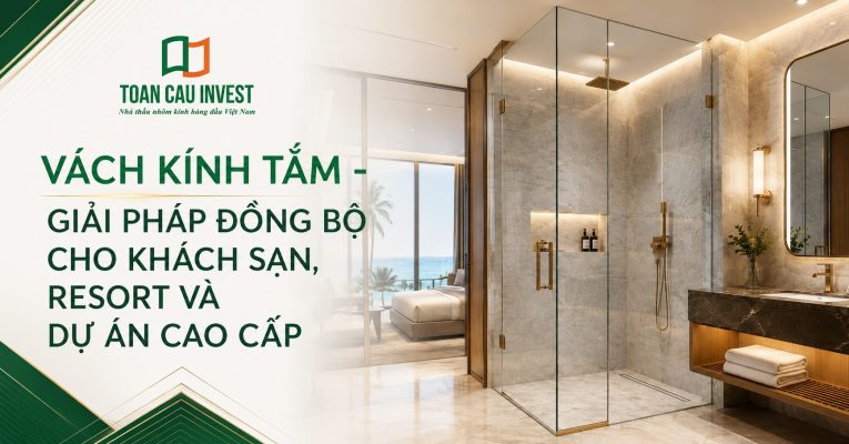 Vách kính tắm