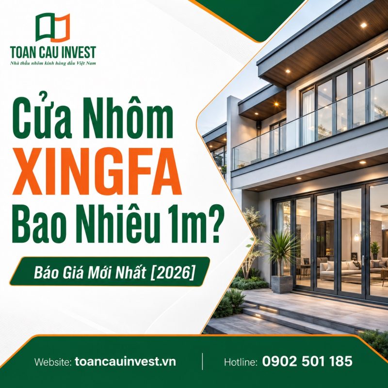 Cửa nhôm xingfa bao nhiêu 1m