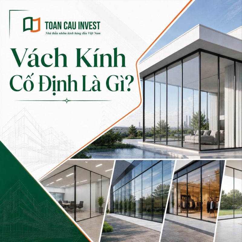 Vách kính cố định là gì