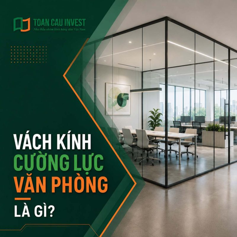 Vách kính cường lực văn phòng là gì