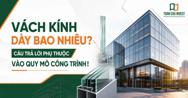 Vách kính dày bao nhiêu