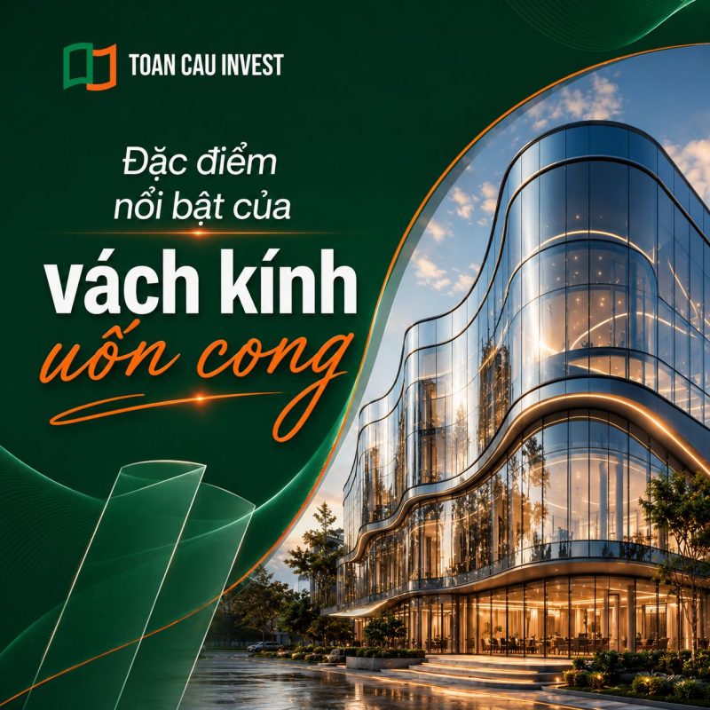 Đặc điểm nổi bật của vách kính uốn cong