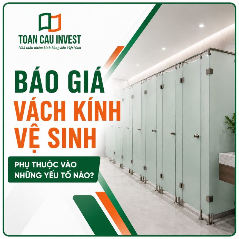 Báo giá vách kính vệ sinh