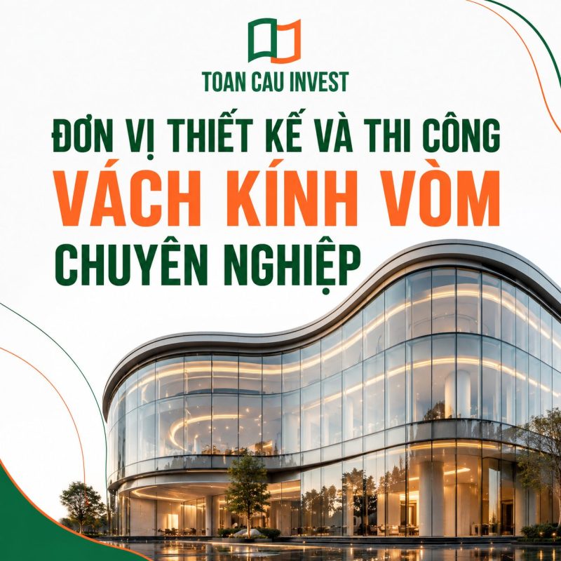 Đơn vị thiết kế và thi công vách kính vòm chuyên nghiệp