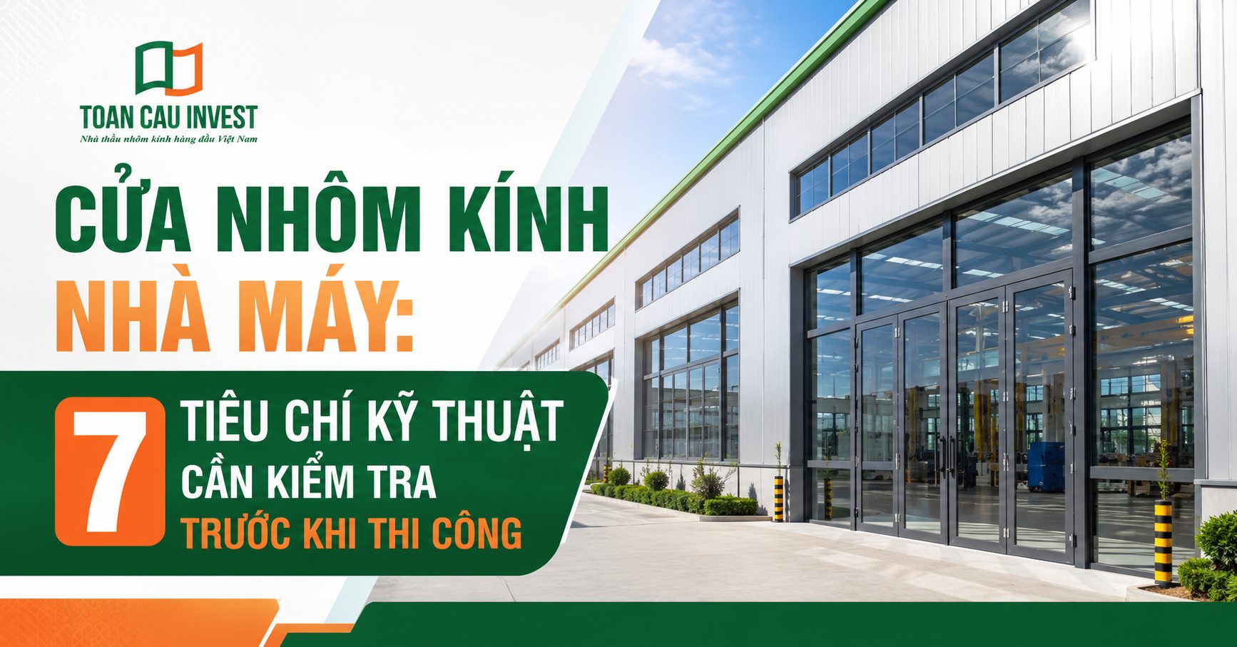 Cửa nhôm kính nhà máy