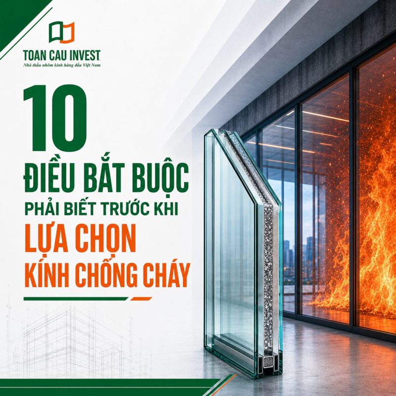 10 điều bắt buộc phải biết trước khi lựa chọn kính chống cháy