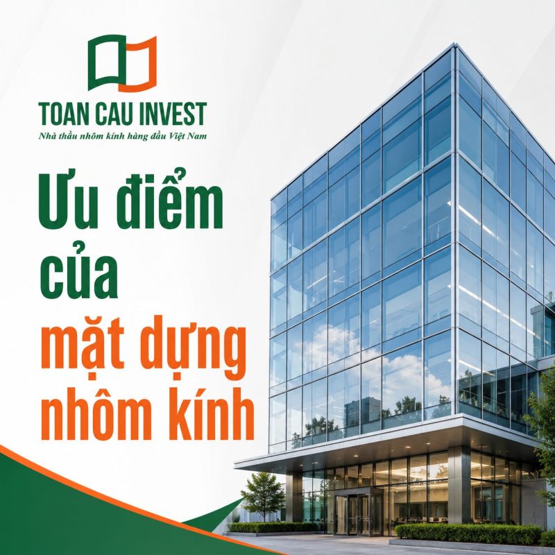 Ưu điểm của mặt dựng nhôm kính