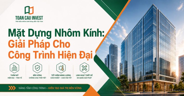 Mặt dựng nhôm kính - Giải pháp cho công trình hiện đại