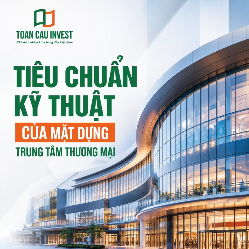 Tiêu chuẩn kĩ thuật của mặt dựng trung tâm thương mại