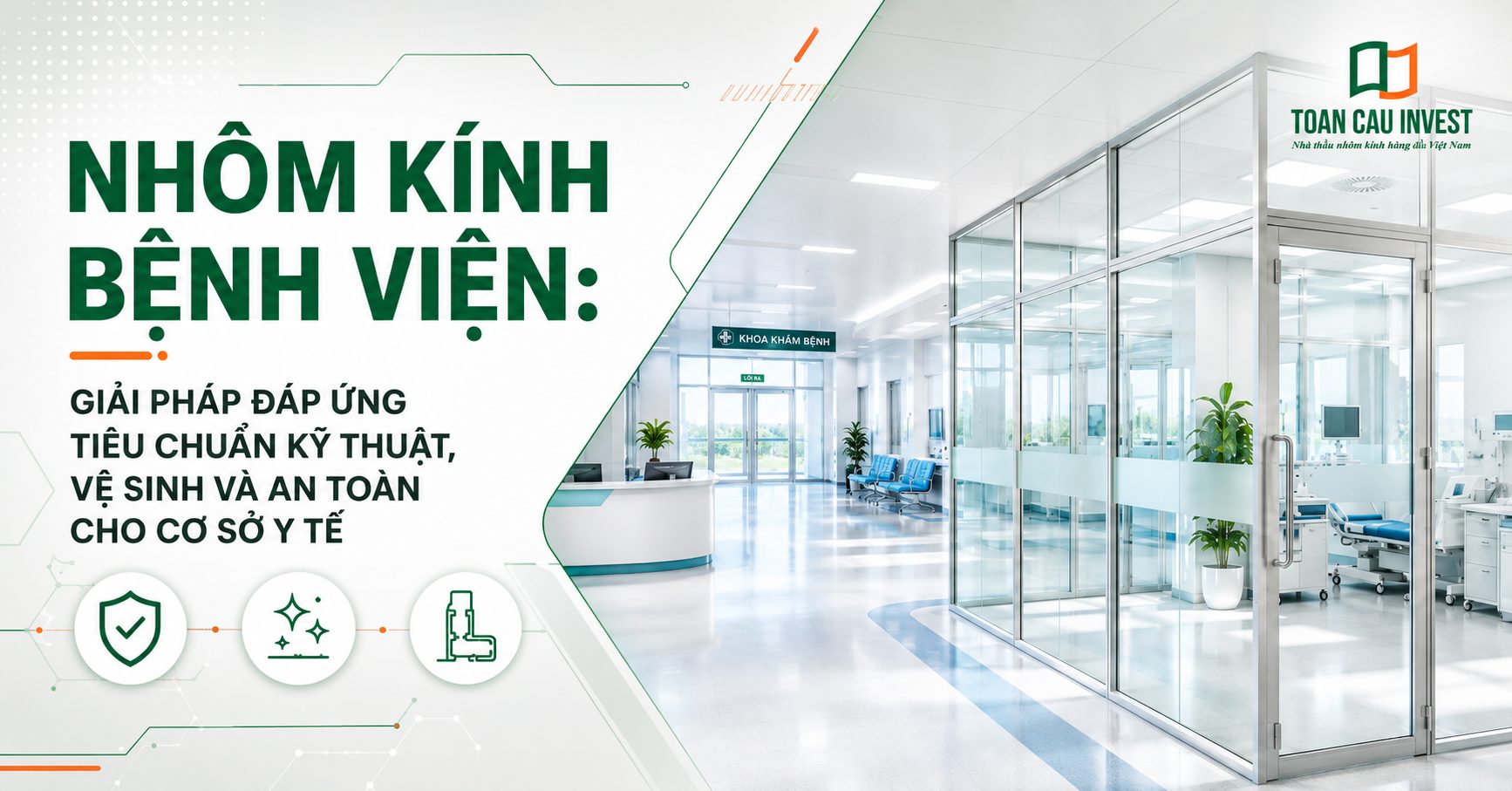 Nhôm kính bệnh viện