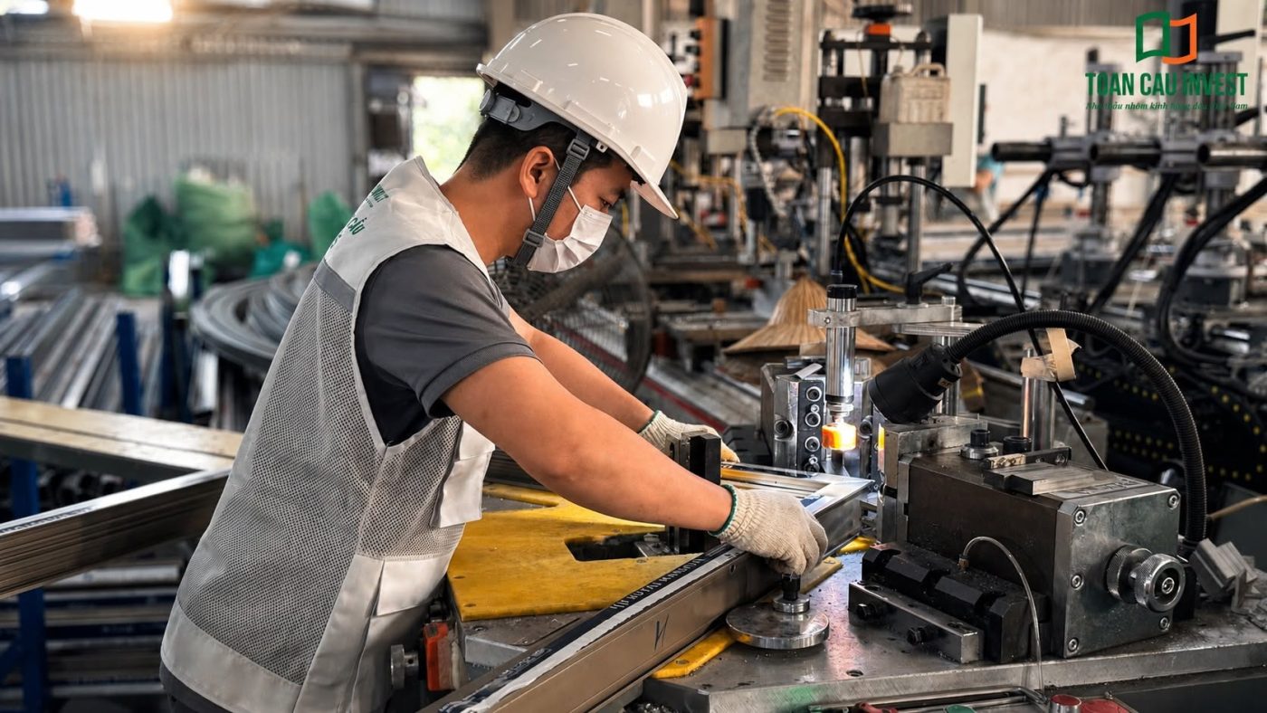Nhôm kính nhà máy đáp ứng các dự án quy mô lớn