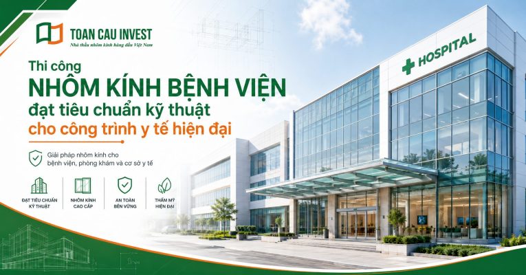 Thi công nhôm kính bệnh viện