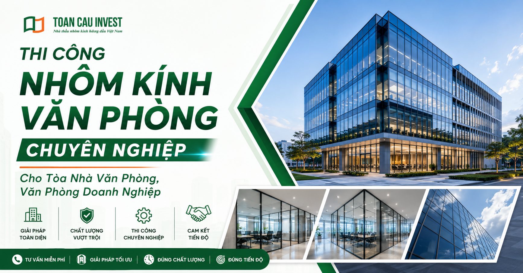 Nhôm kính văn phòng