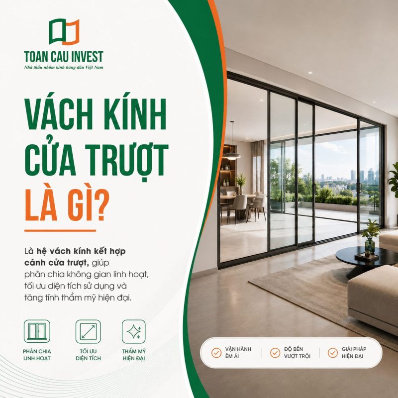 Vách kính cửa trượt là gì