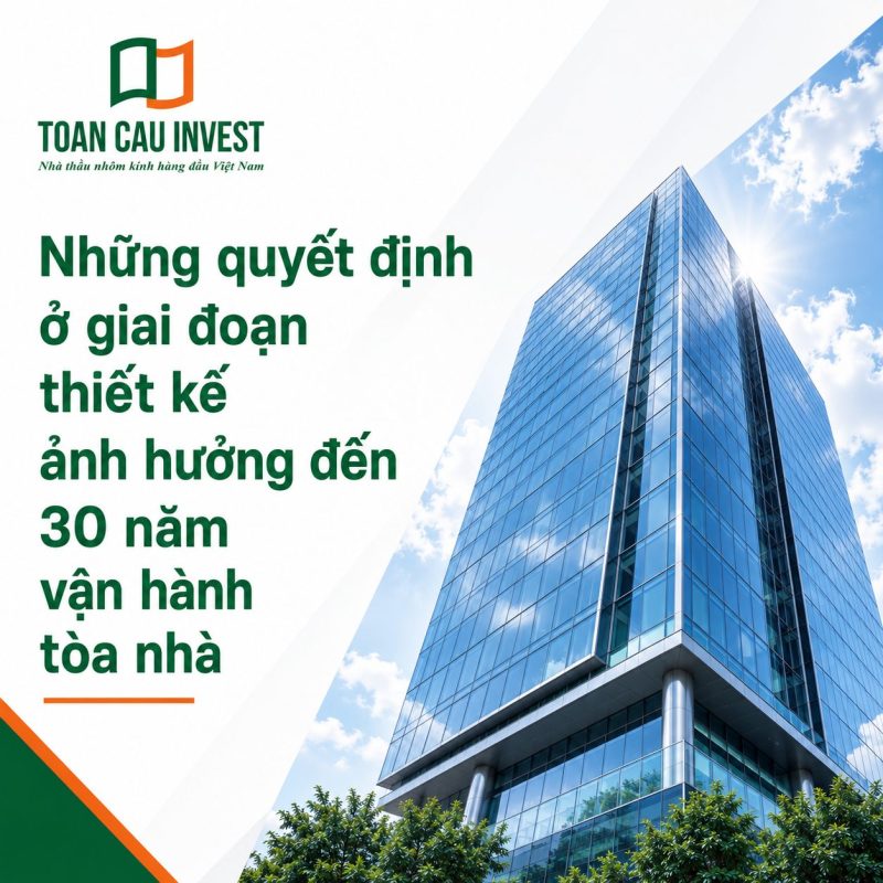 Những quyết định ở giai đoạn thiết kế ảnh hưởng đến khả năng vận hành