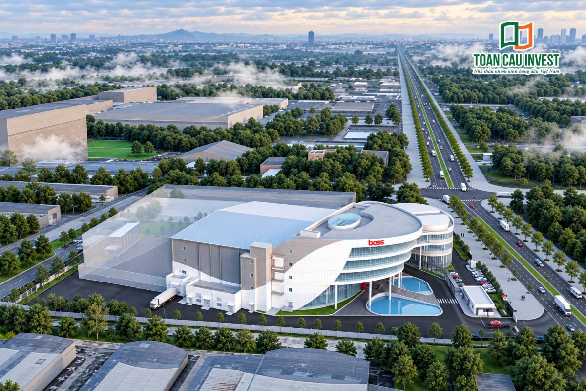 Bass Hòa Lạc - Toàn Cầu Invest thi công nhôm kính 4