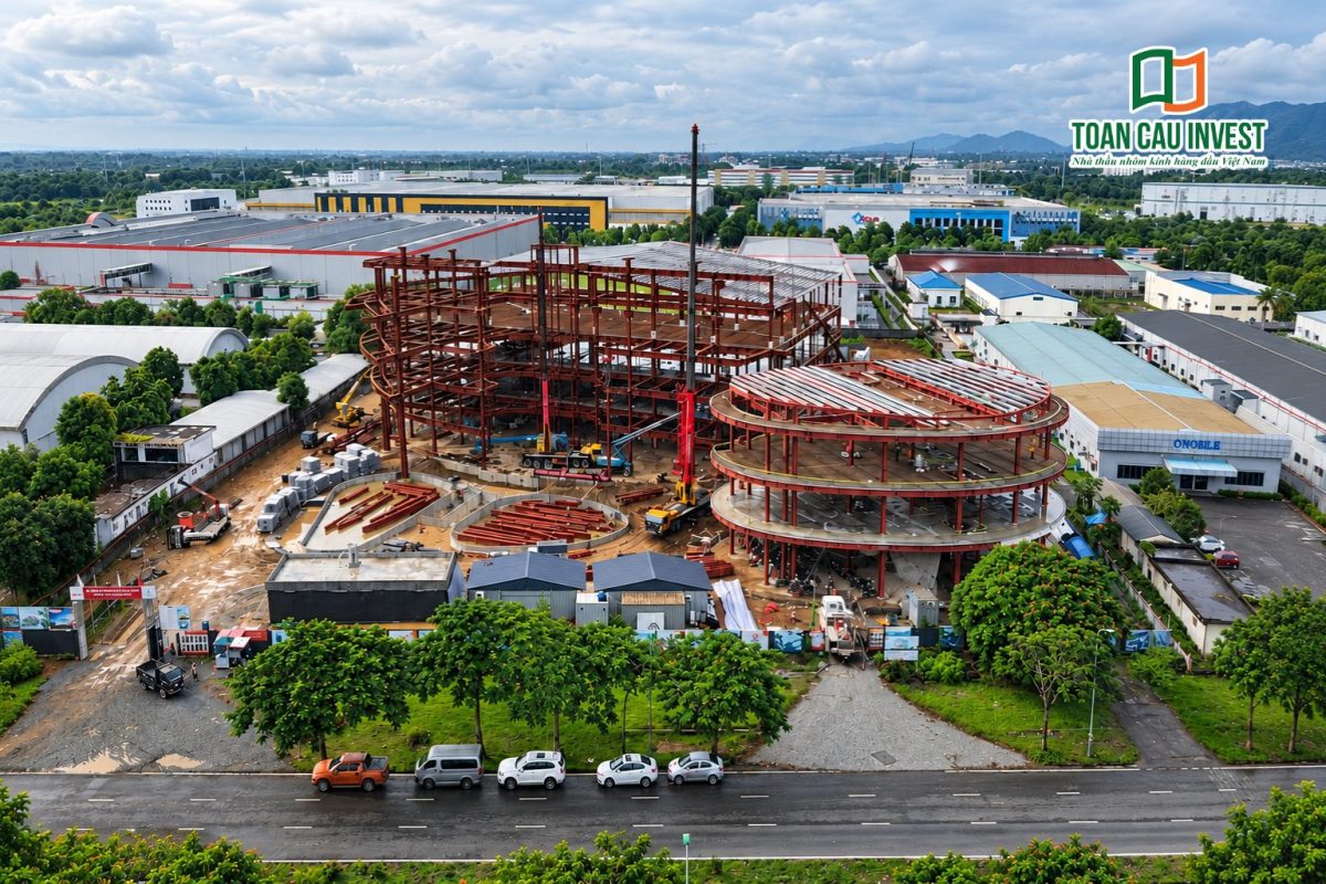 Bass Hòa Lạc - Toàn Cầu Invest thi công nhôm kính 6